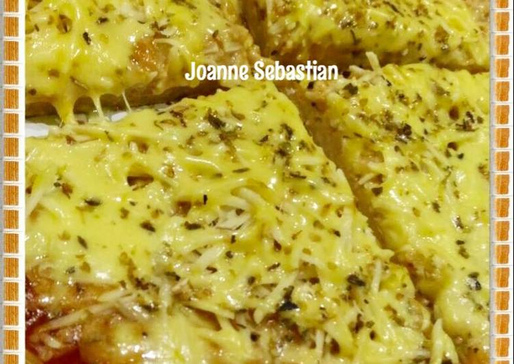 cara membuat Pizza Tempe Tuna Melt