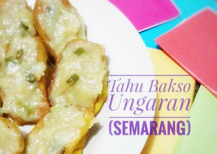 bahan dan cara membuat Tahu Bakso Ungaran (Semarang)