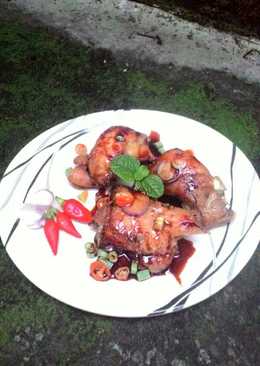 Ayam goreng sambel kecap (#pr_adakecapmanisnya)
