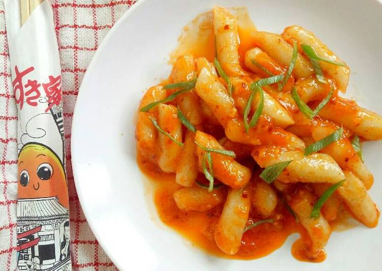 resep Tteokbokki without gochujang