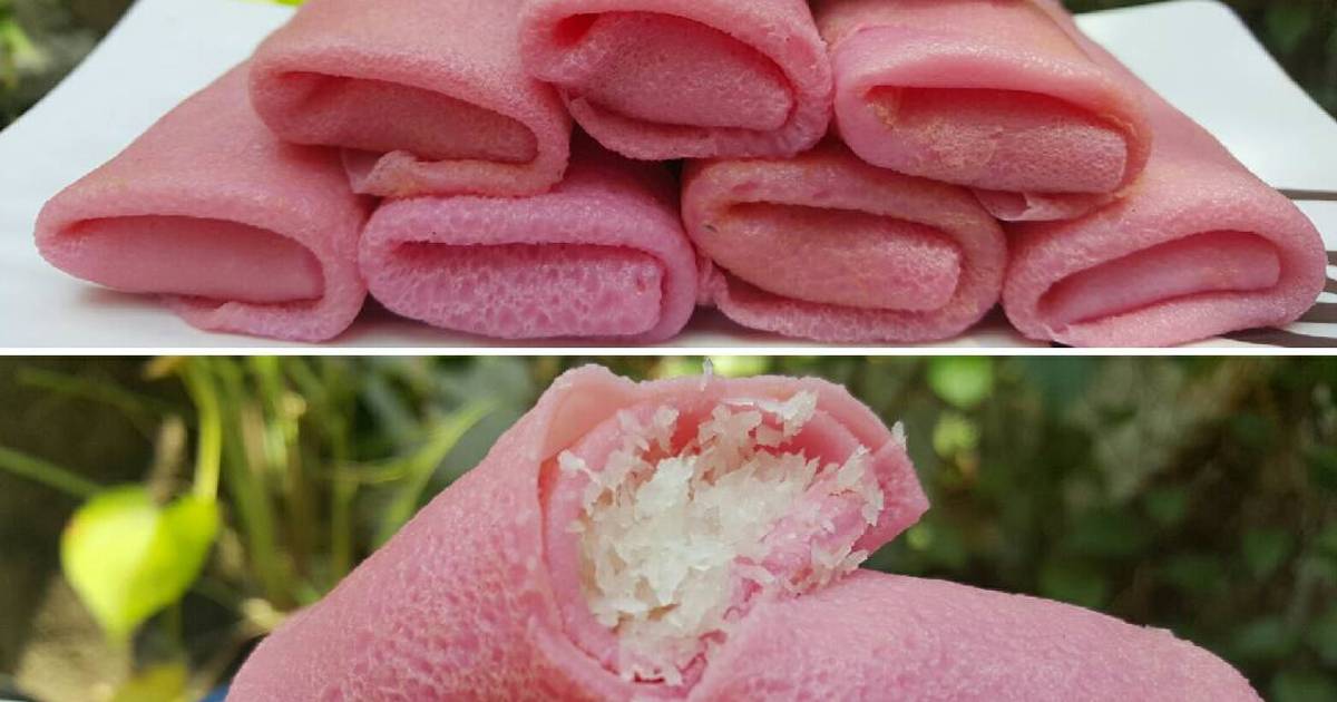 Resep Dadar Gulung Pink