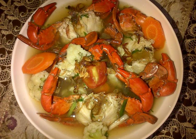 Resep Sup Kepiting Kiriman dari Nauzaery Setyo