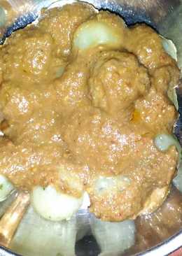 Cilok saus kacang