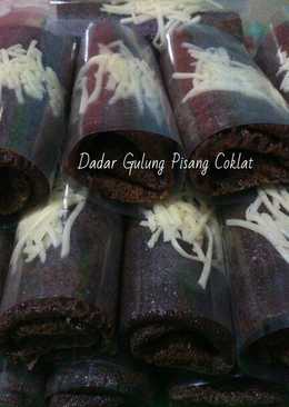 Dadar Gulung Pisang Coklat