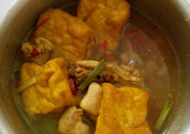 Masak Tahu Bumbu Kuning Tanpa Santan Masak Memasak