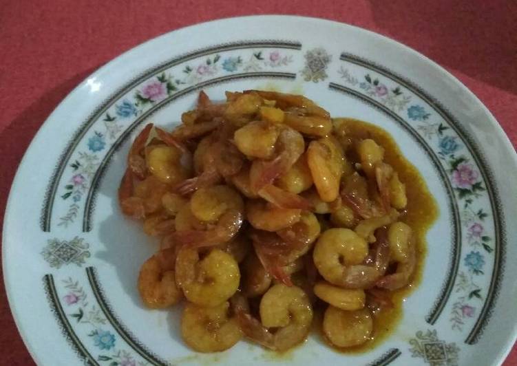 gambar untuk cara membuat Udang Goreng Mentega