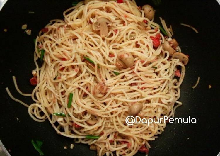 Resep Spaghetti aglio olio By Dapur Pemula