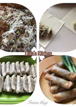 Lumpia isi daging sapi & kol