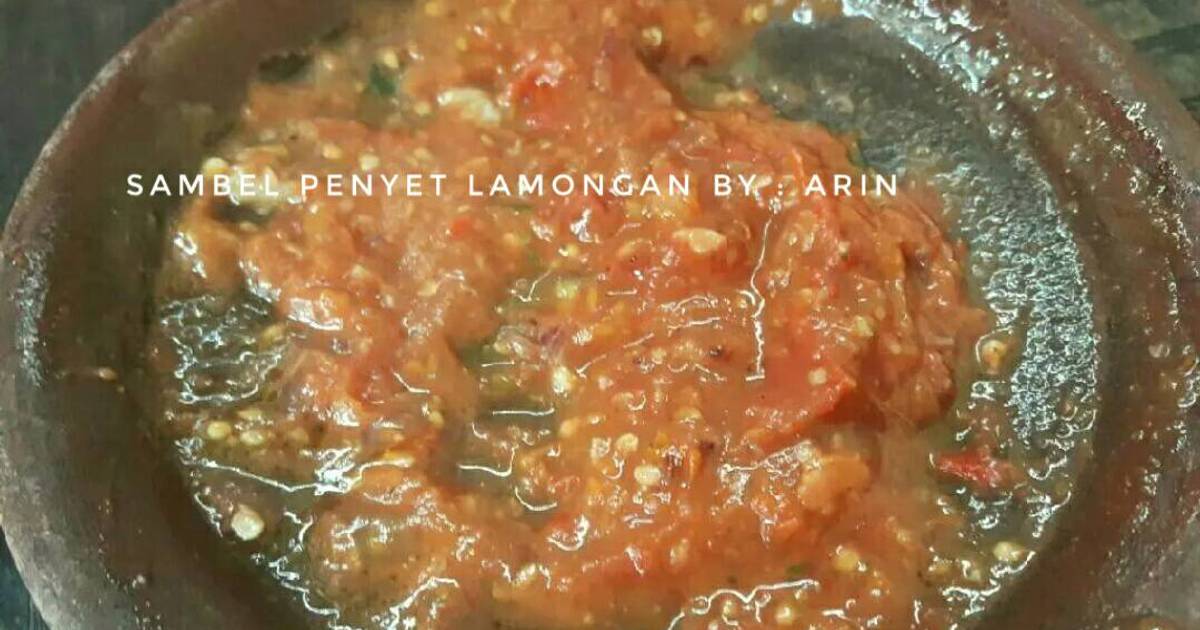 11 resep sambal penyet lamongan enak dan sederhana - Cookpad