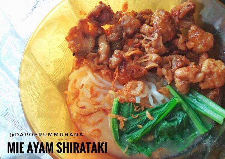 resep KUAH Mie Ayam Shirataki / kaldu ceker KETO