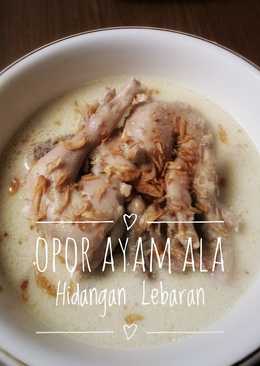 Opor Ayam ala Hidangan Lebaran