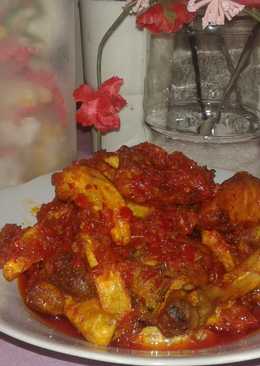 Ayam Campur Kentang Balado