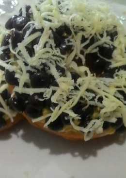 Donat Empuk choco chip keju