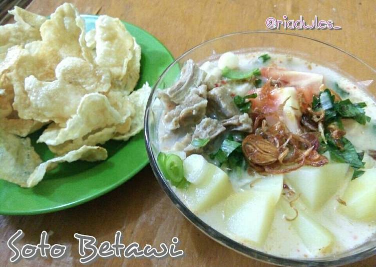 gambar untuk resep Soto Betawi