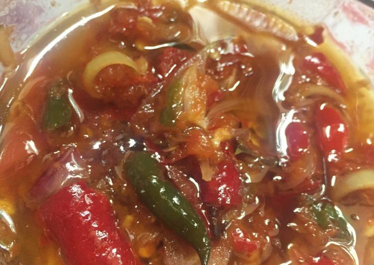 resep makanan Sambal matah ulek