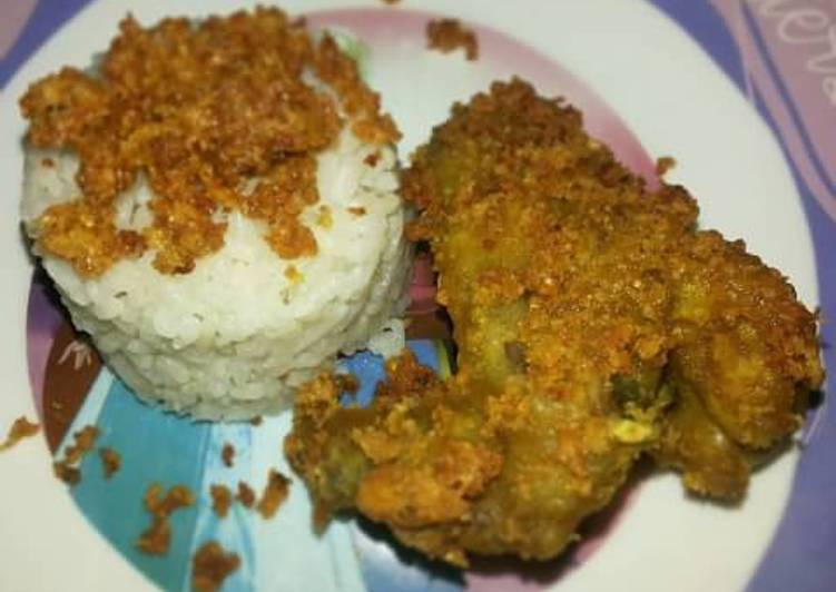 resep makanan Ayam Goreng Kremesan Oat