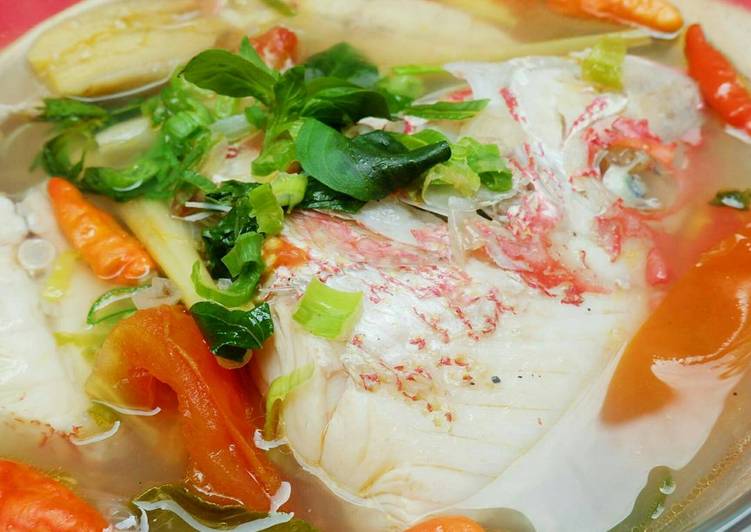 Resep Sop Ikan Kakap Merah Kiriman dari Yuli indra