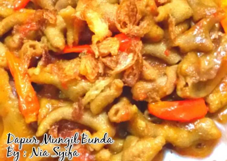 resep Oseng Mercon Usus Ayam