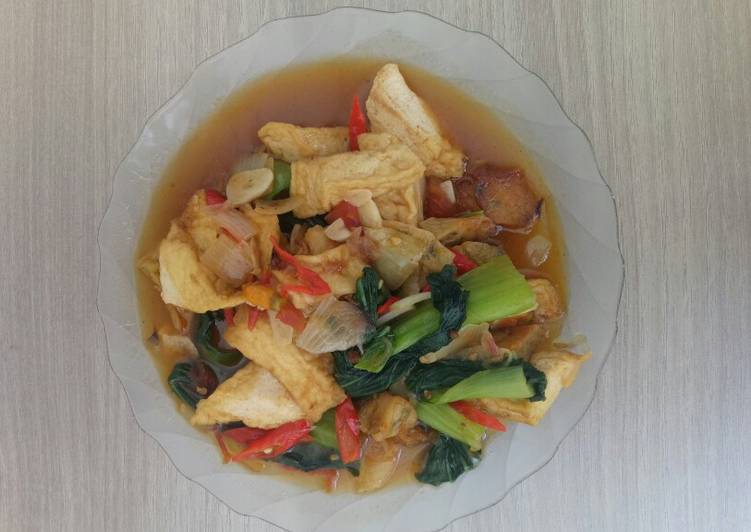 resep masakan Pakcoy Tahu Kekian