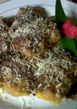 Pisang kremes coklat keju