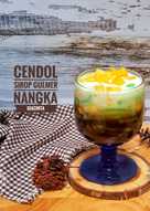 Es Cendol sirop gula merah + Nangka #kamis manis