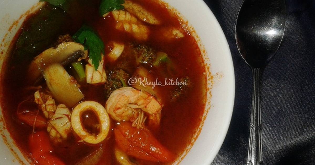 41 resep  tom yam  bumbu instan enak dan sederhana Cookpad