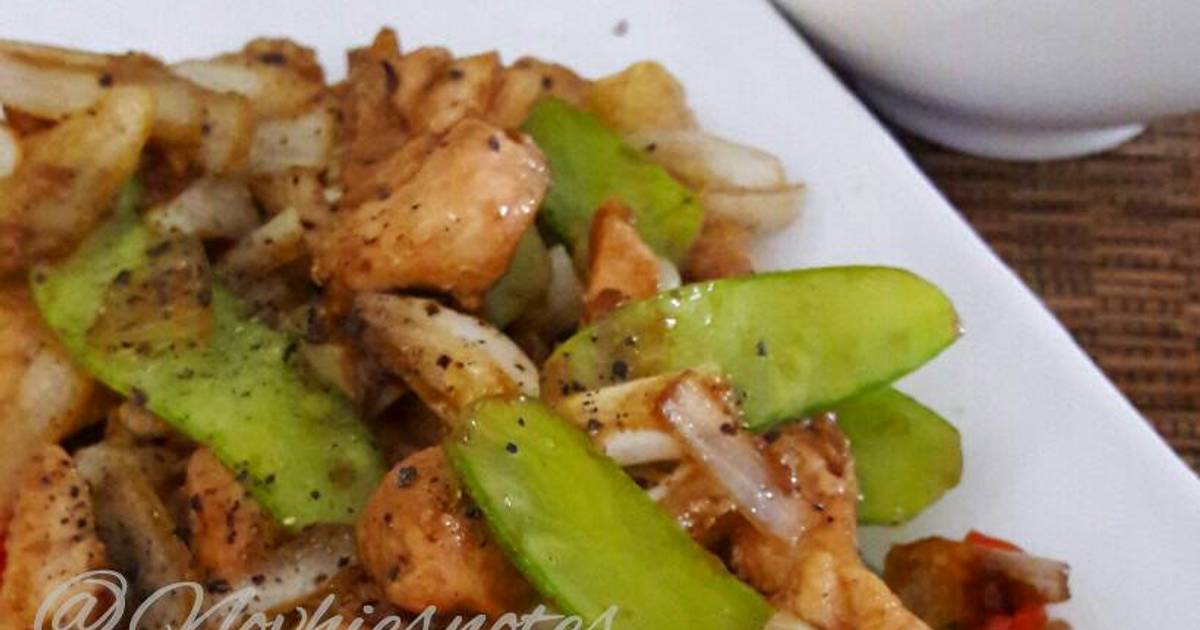 Resep Simply Chicken Teppanyaki ala Novhiesnotes