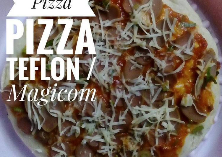 resep Hot Spicy Pizza / Pizza Pedas (Pizza Teflon / Magicom)