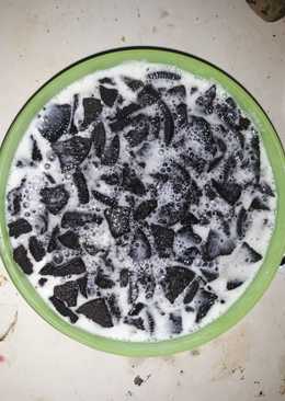 Puding Susu Oreo