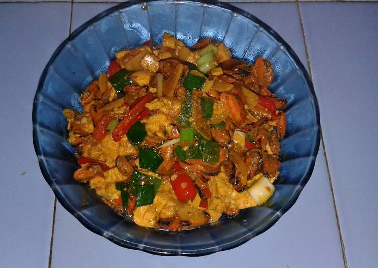 resep makanan Tumis tahu kerang hijau