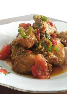 Ayam kecap cabe ijo