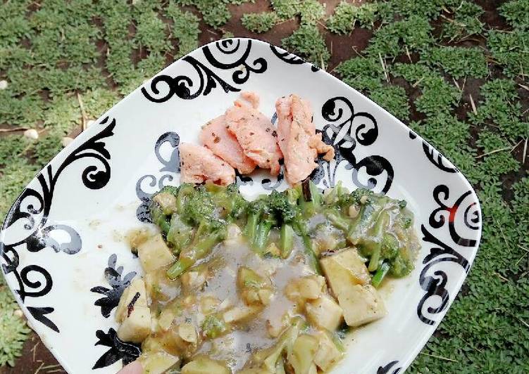 Resep Ca Brokoli Saus Wijen Oleh Atalia Citra