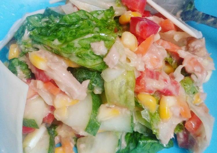 gambar untuk resep makanan Tuna salad