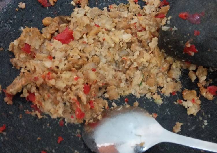 Sambal tempe foto resep utama