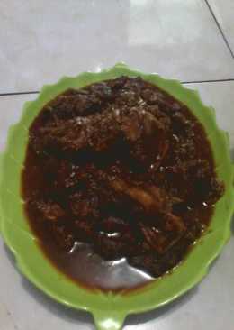 Daging kikil masak telor