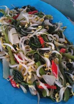 Tumis kangkung tauge