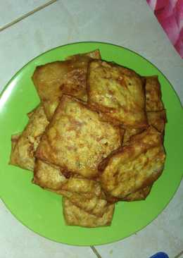 Lumpia goreng tahu kornet