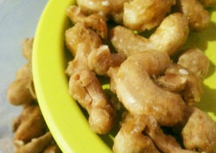 resep masakan Kacang Mede Besta Jahe