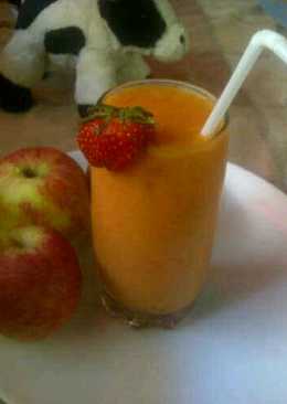 smoothies mango and strawberry for diet