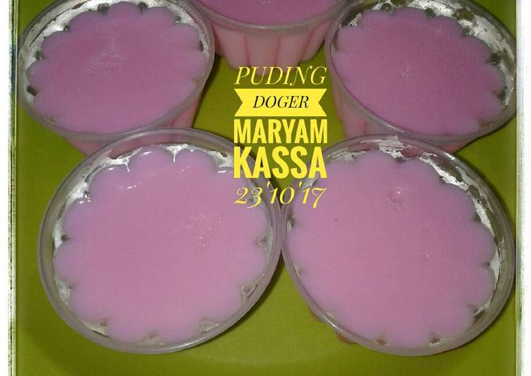 Resep Puding doger Dari Maryam Kassa