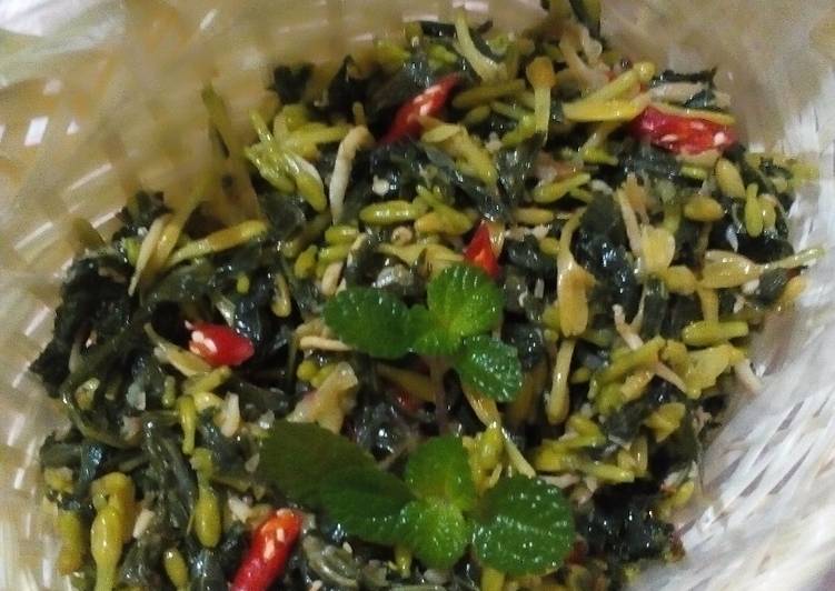 Resep Tumis Bunga Pepaya Daun Singkong  tips 