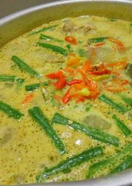 Gulai Kacang Panjang Sayap Ayam