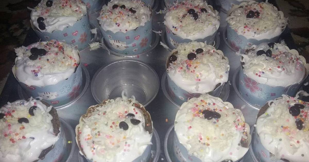 Resep Cup cake cokelat Resep Cup cake cokelat