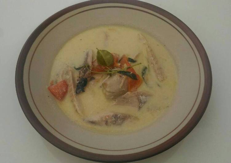 resep masakan Tongkol Fillet Kuah Santan