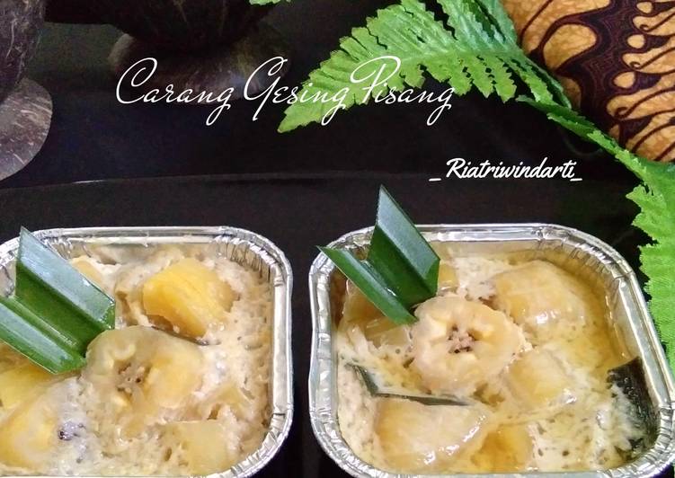 Carang Gesing Pisang foto resep utama