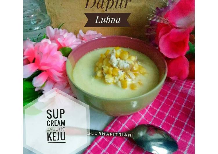 gambar untuk resep makanan SUP cream jagung keju