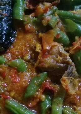 Ikan patin dengan sayur buncis