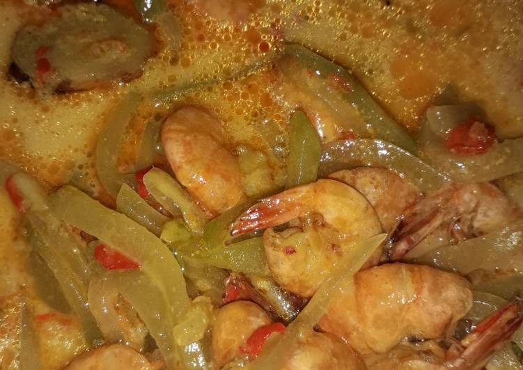 Resep Lodeh Labu Siam Udang