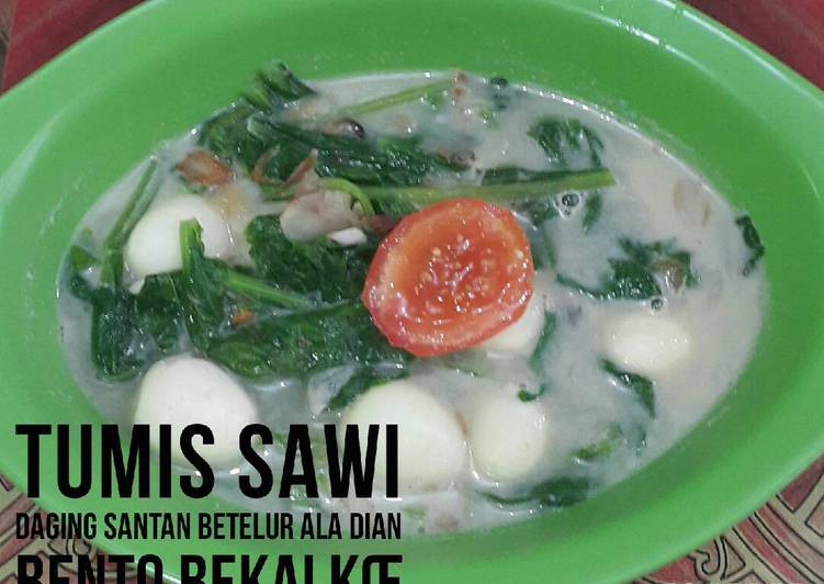 gambar untuk resep makanan Tumis Sawi Daging Santan Bertelur ??????