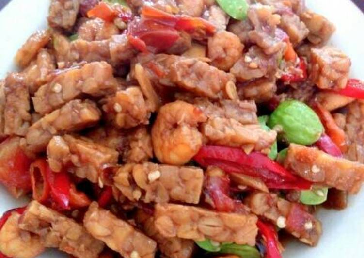 Resep Oseng Tempe Udang Petai - Ang Anita Setiawati